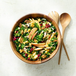 Harvest Salad With Apples, Turkey, And Cheddar