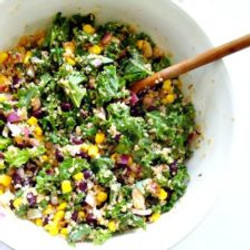 Spicy Kale And Quinoa Black Bean Salad