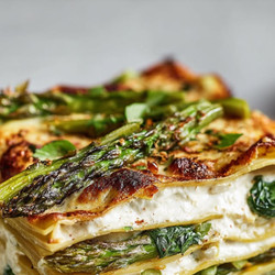 Spring Lasagna With Asparagus &amp; Tofu Ricotta