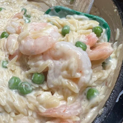 Shrimp Scampi Orzo Pasta