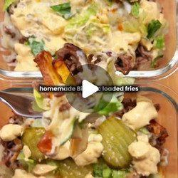 Big Mac Burger Loaded Fries