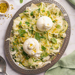 Fennel And Apple Salad With Burrata