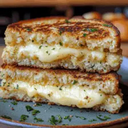 Keto Cauliflower Grilled Cheese Sandwich