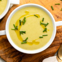 Comforting Vegan Potato Leek Soup