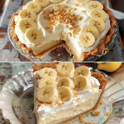 Vegan banana cream
Pie