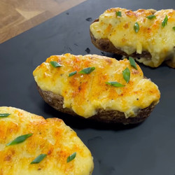 Shepherd's Pie twice baked potatoes