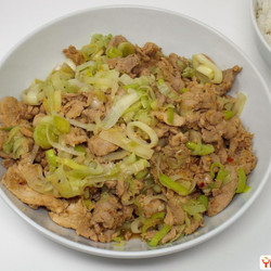Gingered Pork And Leeks