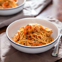 Shrimp Fra Diavolo (shrimp And Pasta With Spicy Tomato Sauce)