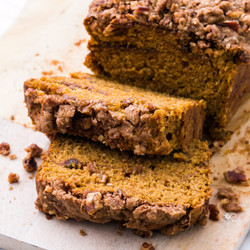 Sweet Potato Crumb Cake With Pecan Cinnamon Swirl