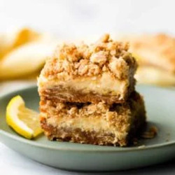 Oatmeal Lemon Crumble Bars