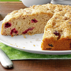 Cranberry-pear Coffee Cake