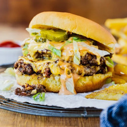 Oklahoma Onion Smash Burgers