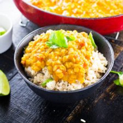Yellow Lentil Dal With Curry