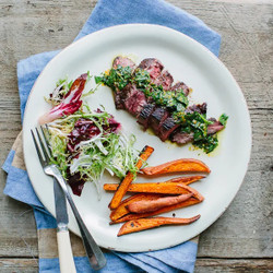 Hanger Steak With Orange-oregano Chimichurri