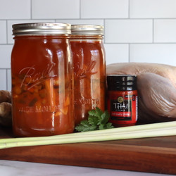 Canning Thai Red Curry Duck (or Chicken)