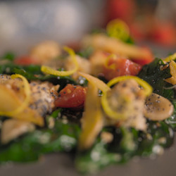 Warm Tomato And Goats' Cheese Salad With Hazelnuts - Anna Haugh