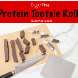 Homemade Sugar Free Protein Tootsie Rolls