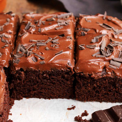 Moist Chocolate Fudge Cake