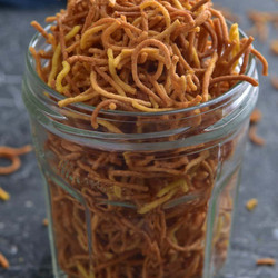 How To Make Air Fryer Sev | Healthy Baked Sev Recipe