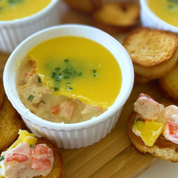 Garlic Butter Potted Prawns easy apps and snacks