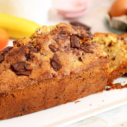 Cake Bananes Et Chocolat