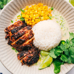 Sweet Corn Broth Bowls