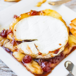 The Best Baked Brie With Balsamic Cherries