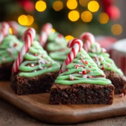 Christmas Tree Brownies