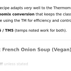 Thermomix Vegan French Onion Soup | Gentle Chef NDE p120| Tried &amp; Good