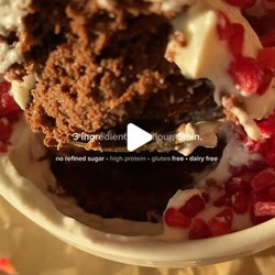No-flour Banana Brownie