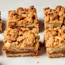 Brown Butter Apple Shortbread Bars