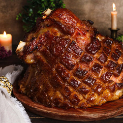 Honey Mustard Beer Glazed Ham