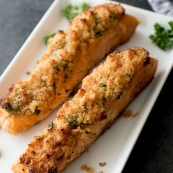 Air Fryer Salmon With Panko Crust