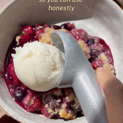 Mixed Berry Cobbler With Cookie Dough Streusel