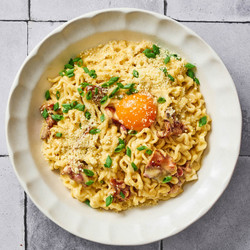 Green Curry Ramen Carbonara