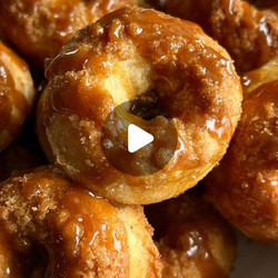 Mini Banana Crumb Sourdough Donuts
