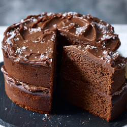Salted Chocolate Cake