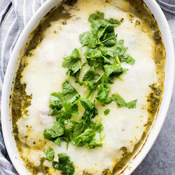Salsa Verde Chicken Bake