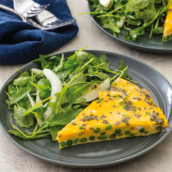Feta and Pea Frittata