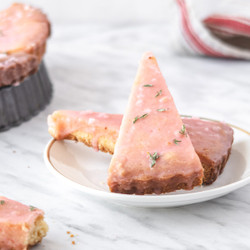 Pink Grapefruit And Thyme Vegan Shortbread
