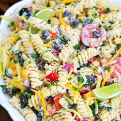 Southwest Ranch Pasta Salad