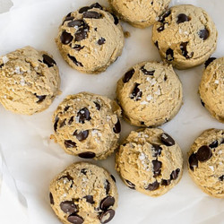 Chocolate Chip Cookie Dough Protein Balls