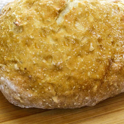 No-knead Dutch Oven Crusty Bread