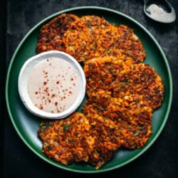 Carrot Fritters | Crowded Kitchen