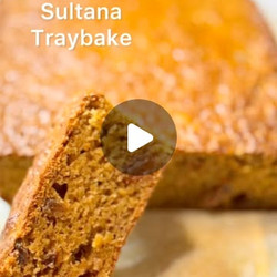 Rum And Sultana Traybake