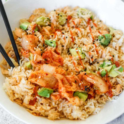 Rice Bowl With Salmon