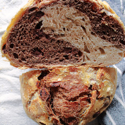 Irresistible Chocolate Swirl Sourdough Bread