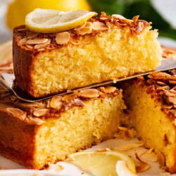 Easy Lemon Coconut Almond Cake