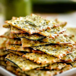 Zucchini Herb Crackers