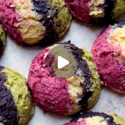 Chocolate, Pistachio &amp; Cherry Spumoni Sugar Cookies